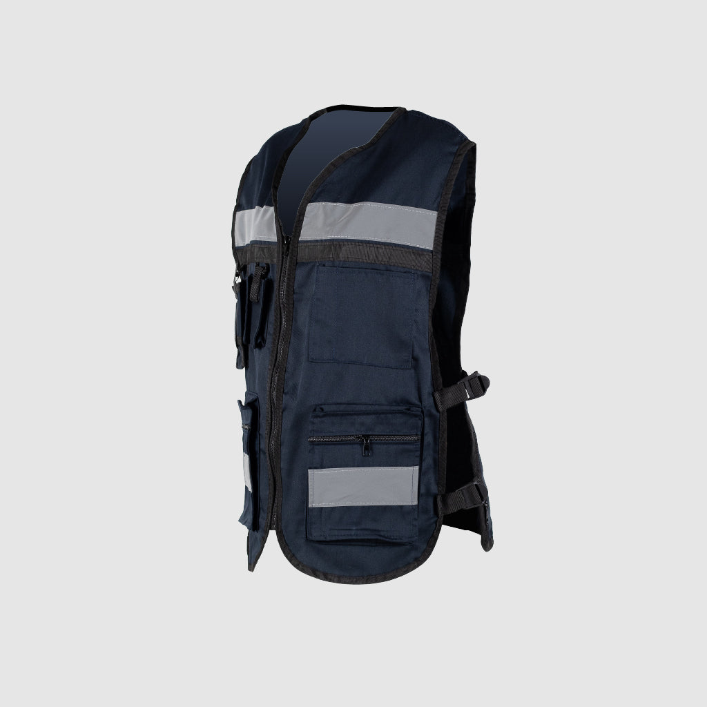 Chaleco De Brigadista Estilo Baggy – Color Azul Marino