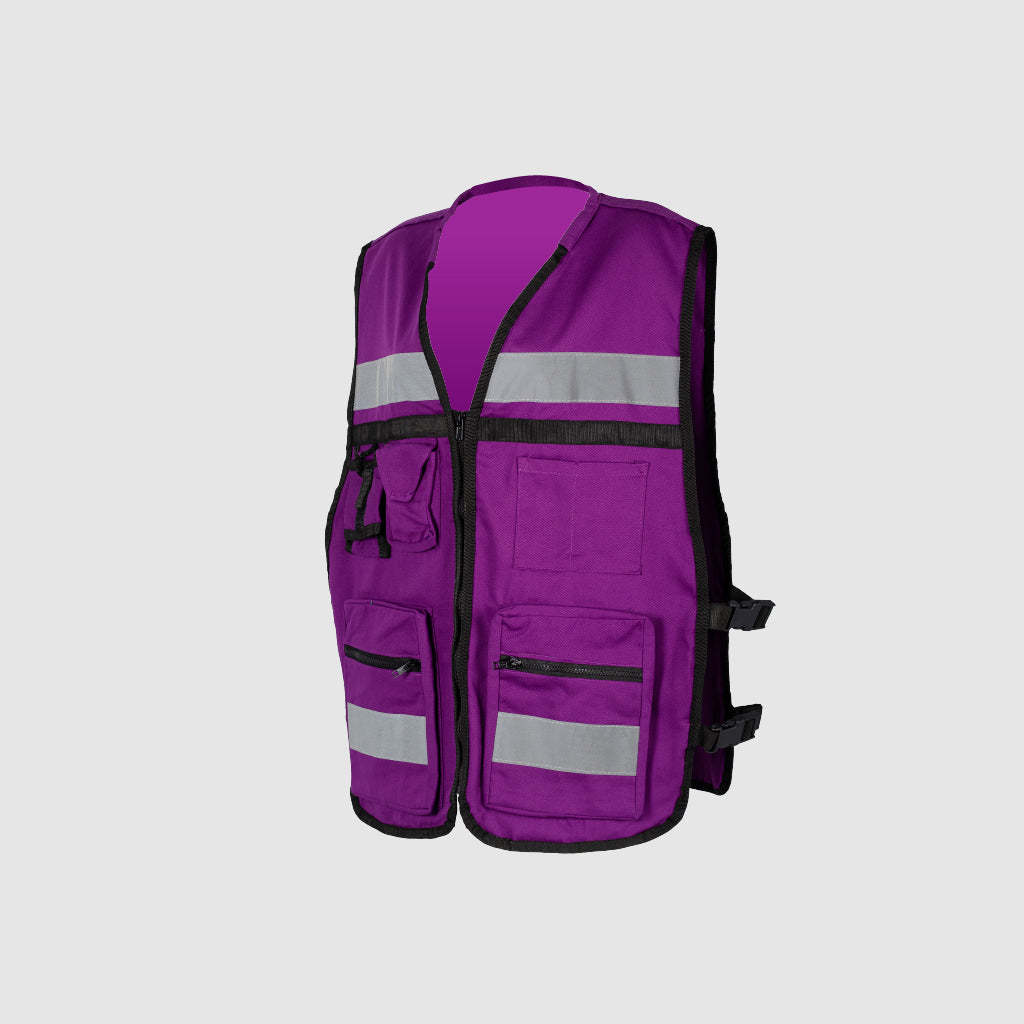 Chaleco de Brigadista estilo Baggy - Color Morado