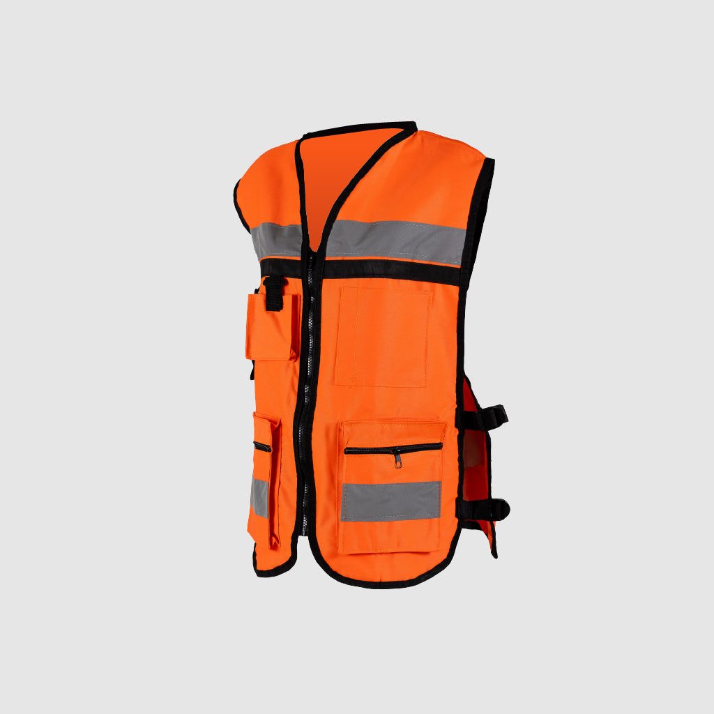 Chaleco De Brigadista Estilo Baggy – Color Anaranjado