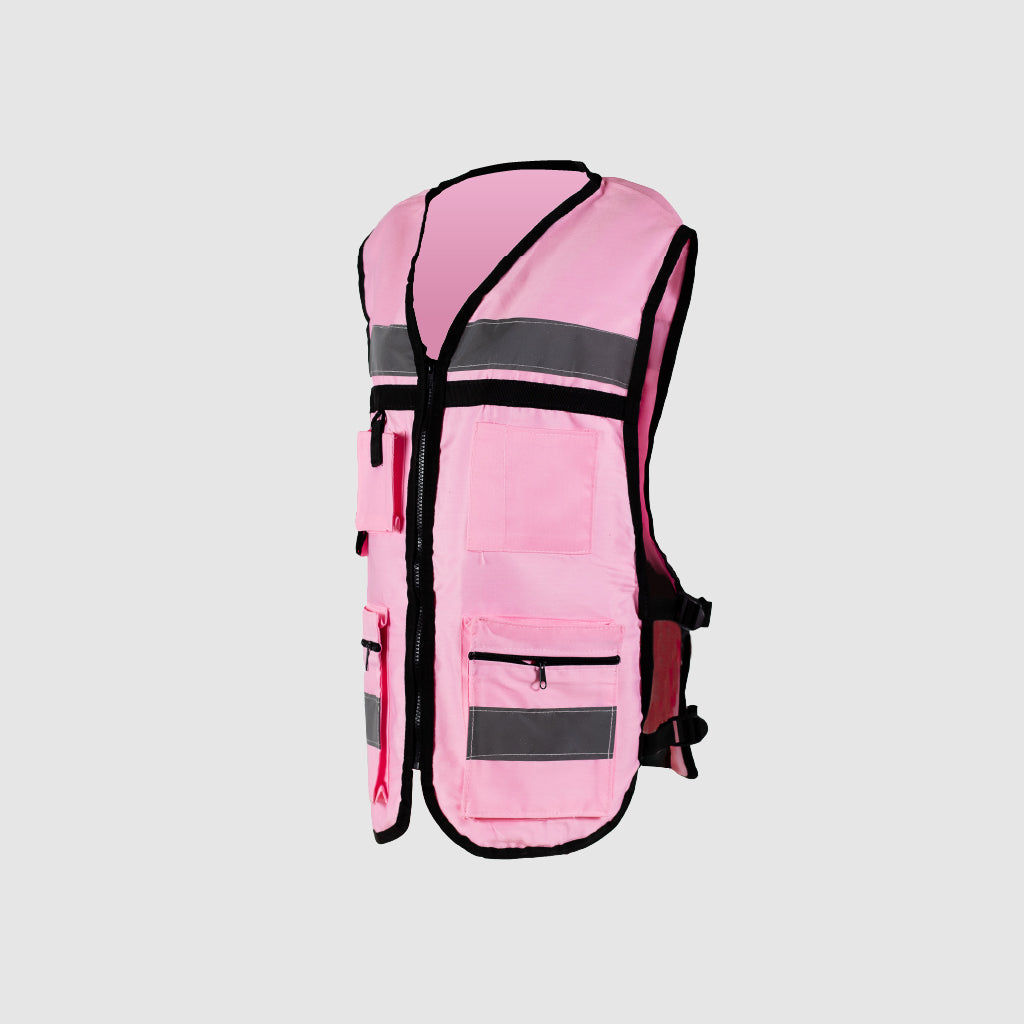 Chaleco de brigadista Estilo Baggy - Color Rosa Pastel
