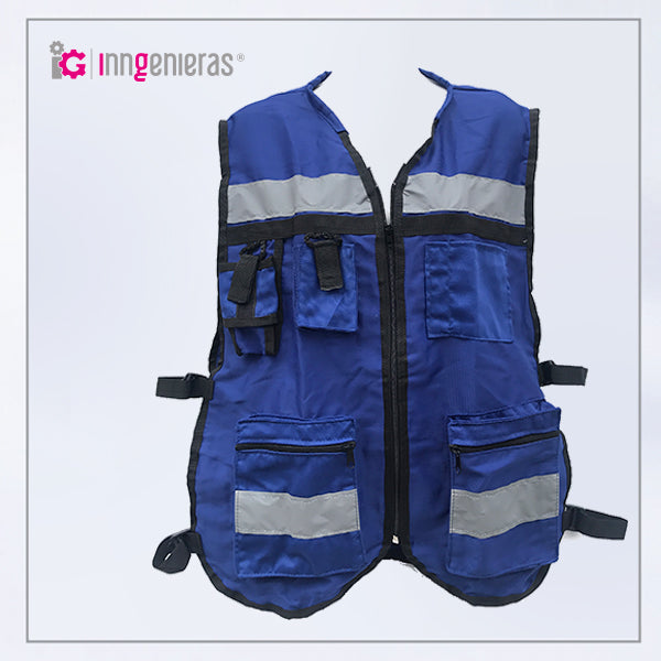 Chaleco De Brigadista Estilo Baggy – Color Azul Rey