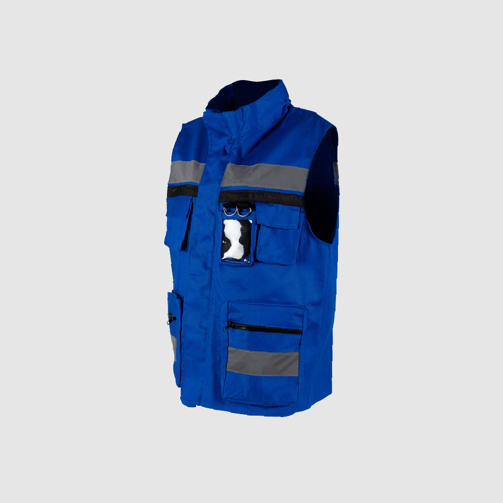 Chaleco De Brigadista Estilo Slim – Azul rey